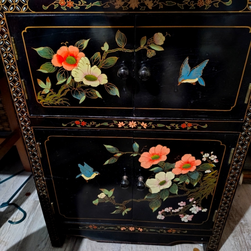 Vintage Oriental cabinet